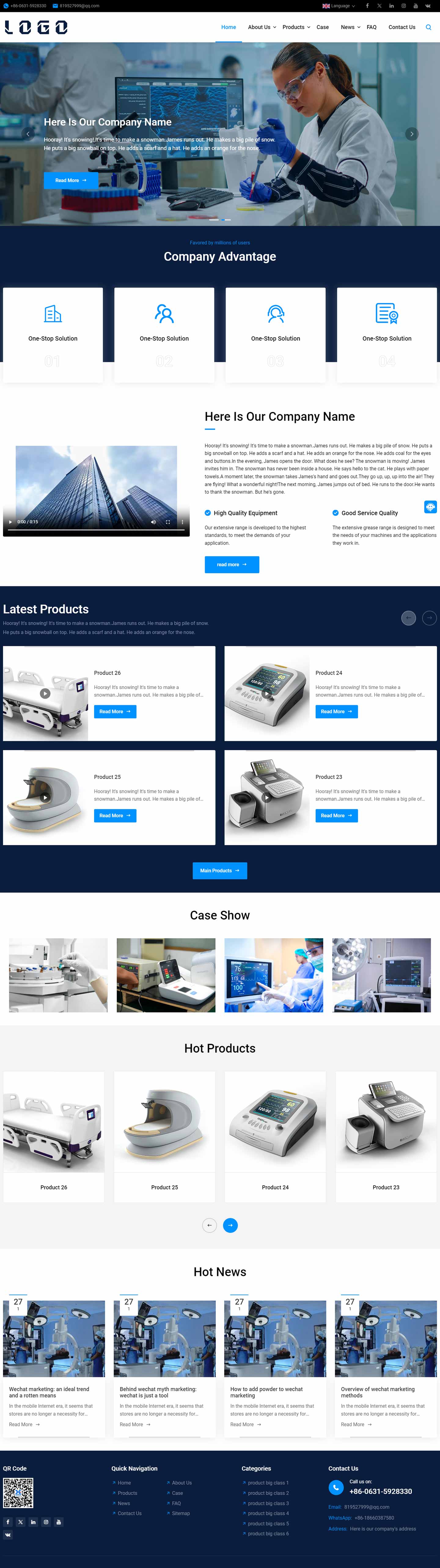 外贸网站181-响应式